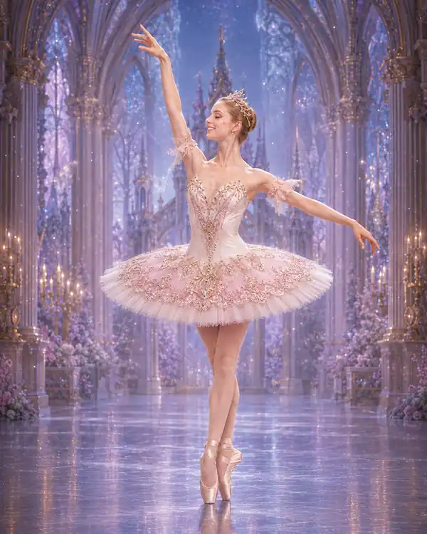 Aurora · Act III ballet variation illustration