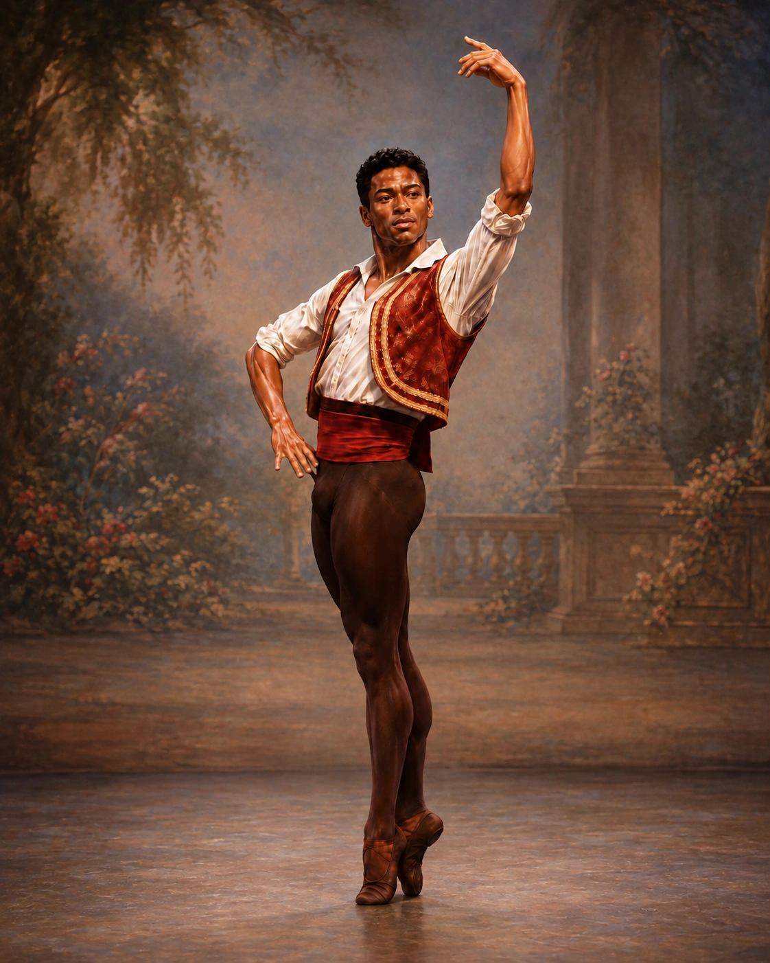 Basilio ballet variation illustration