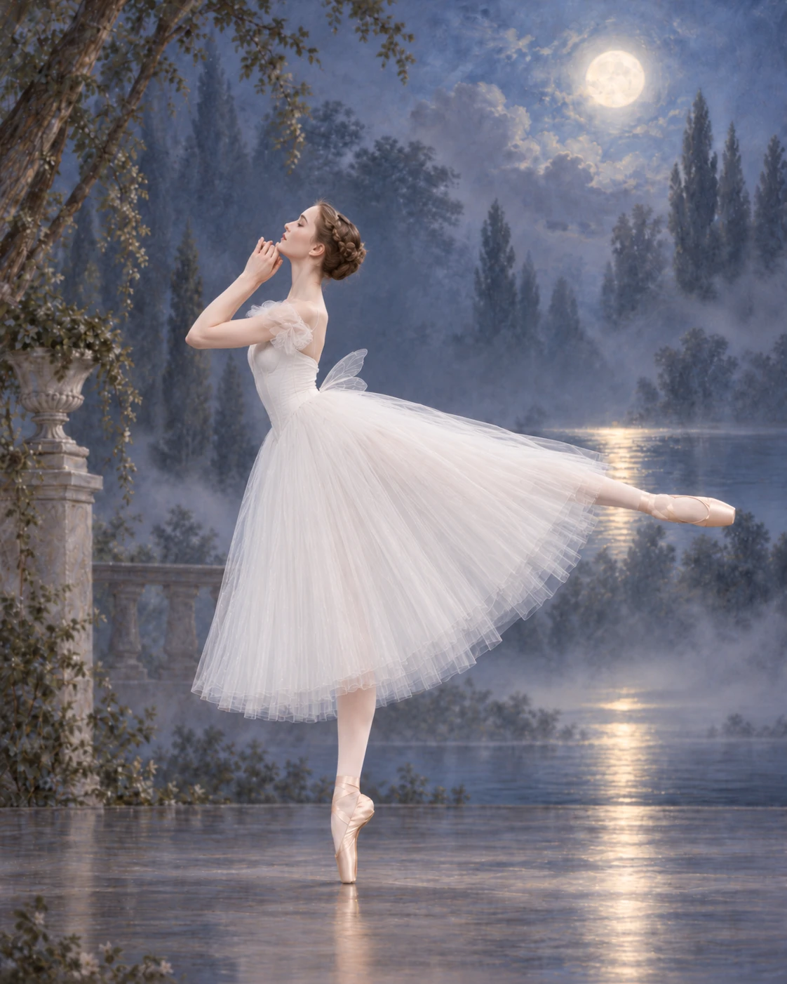 Chopiniana · Variation 1 ballet variation illustration