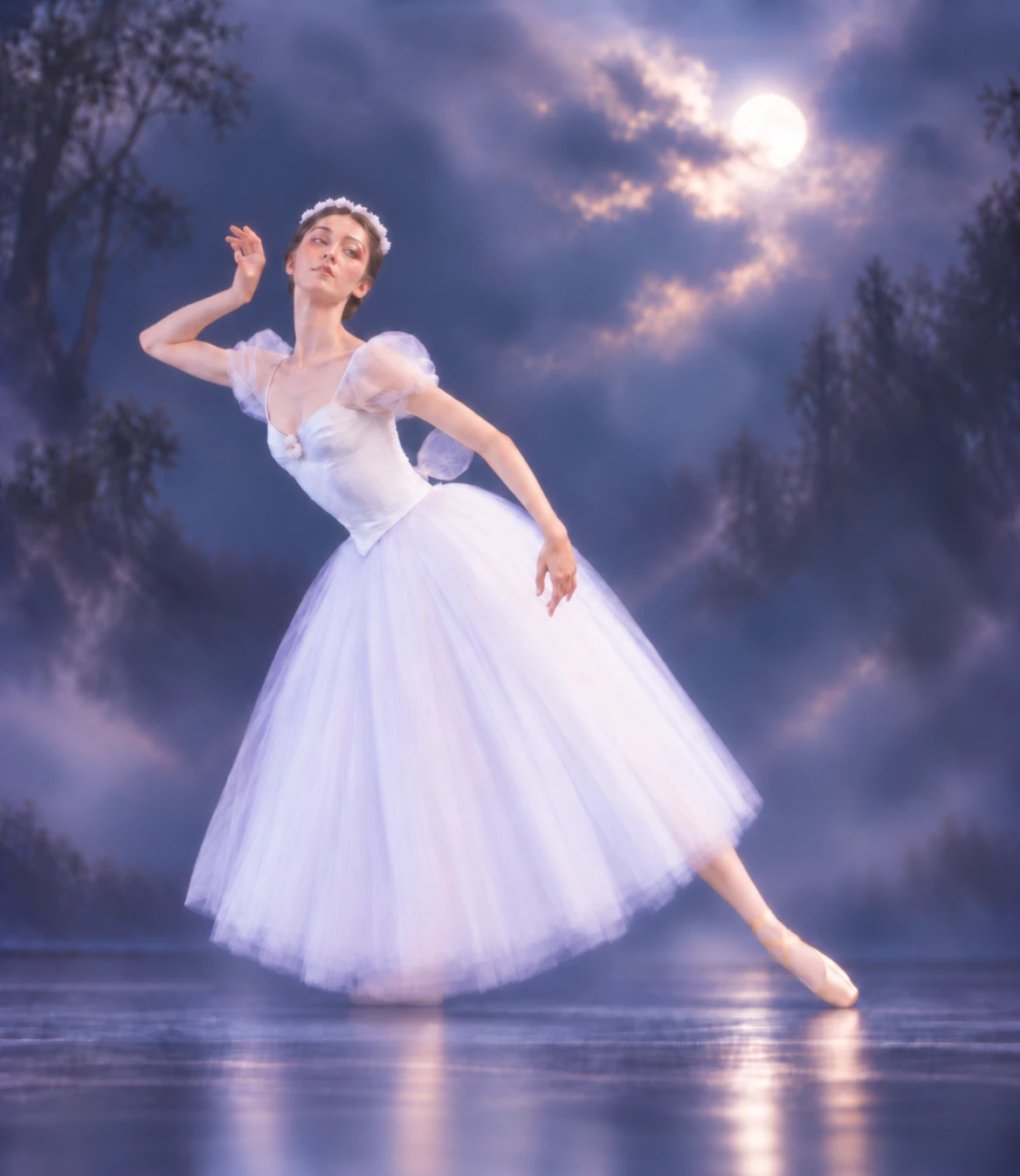 Chopiniana · Variation 3 ballet variation illustration