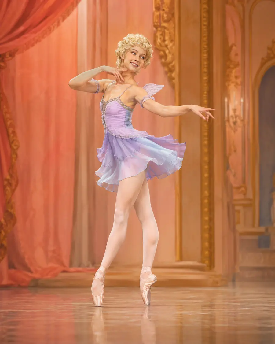 Cupid ballet variation illustration