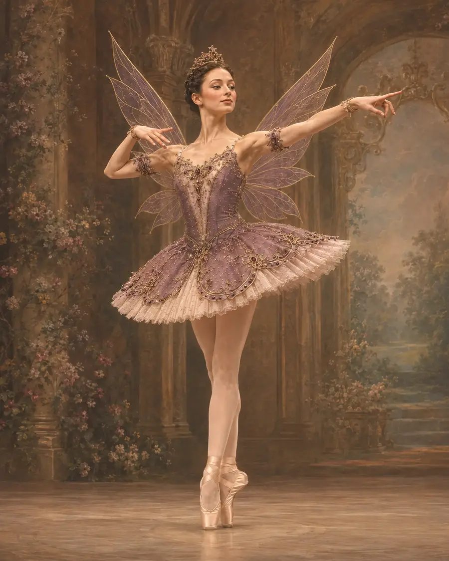 Fairy of Temperament ballet variation illustration
