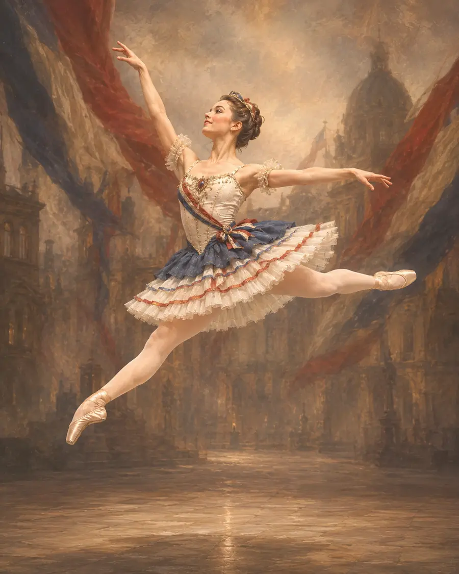 Jeanne · Female Variation ballet variation illustration