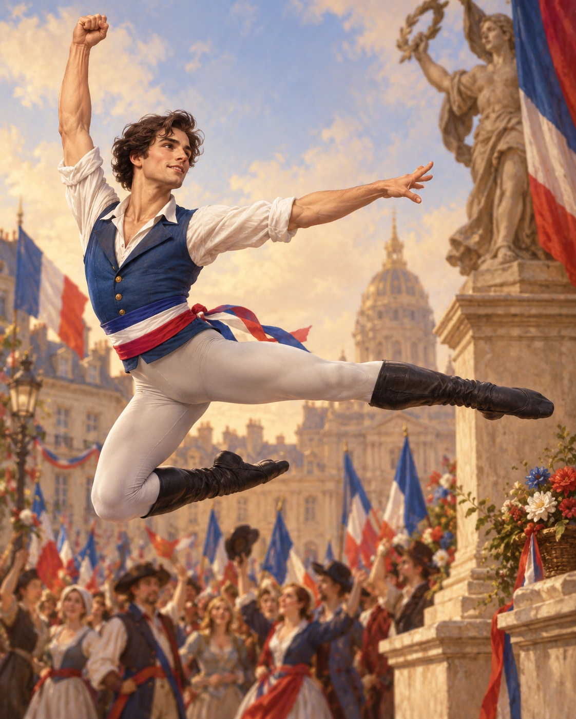 Philippe · Male Variation ballet variation illustration