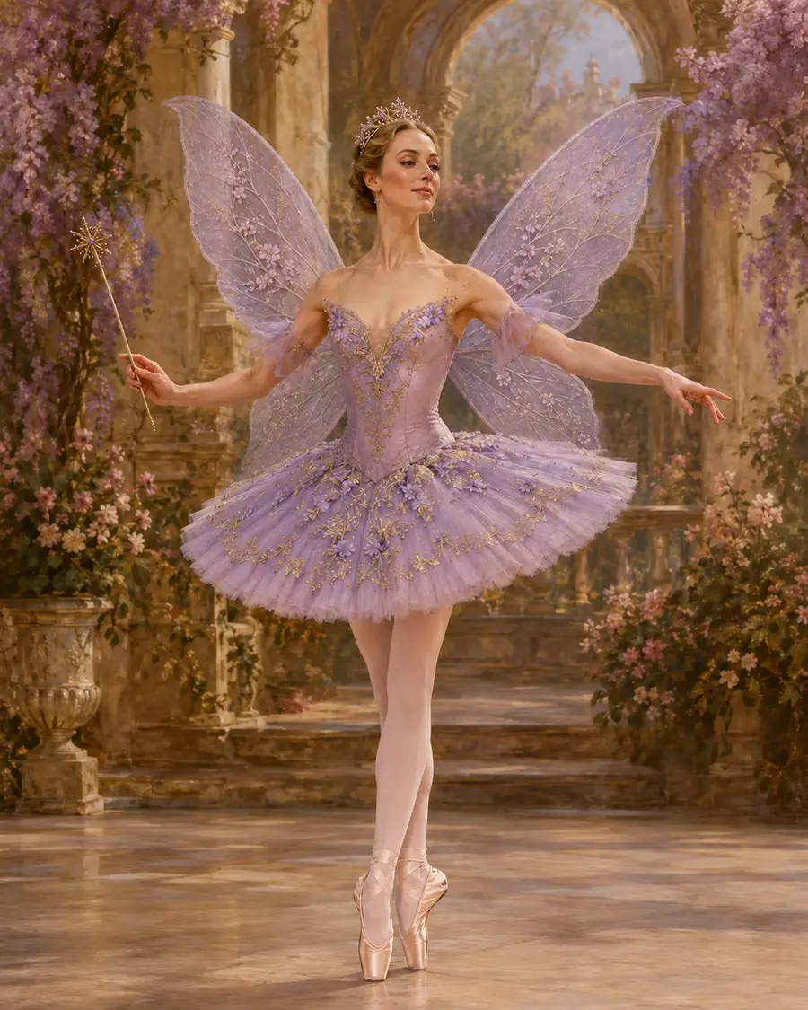 Lilac Fairy · Prologue ballet variation illustration