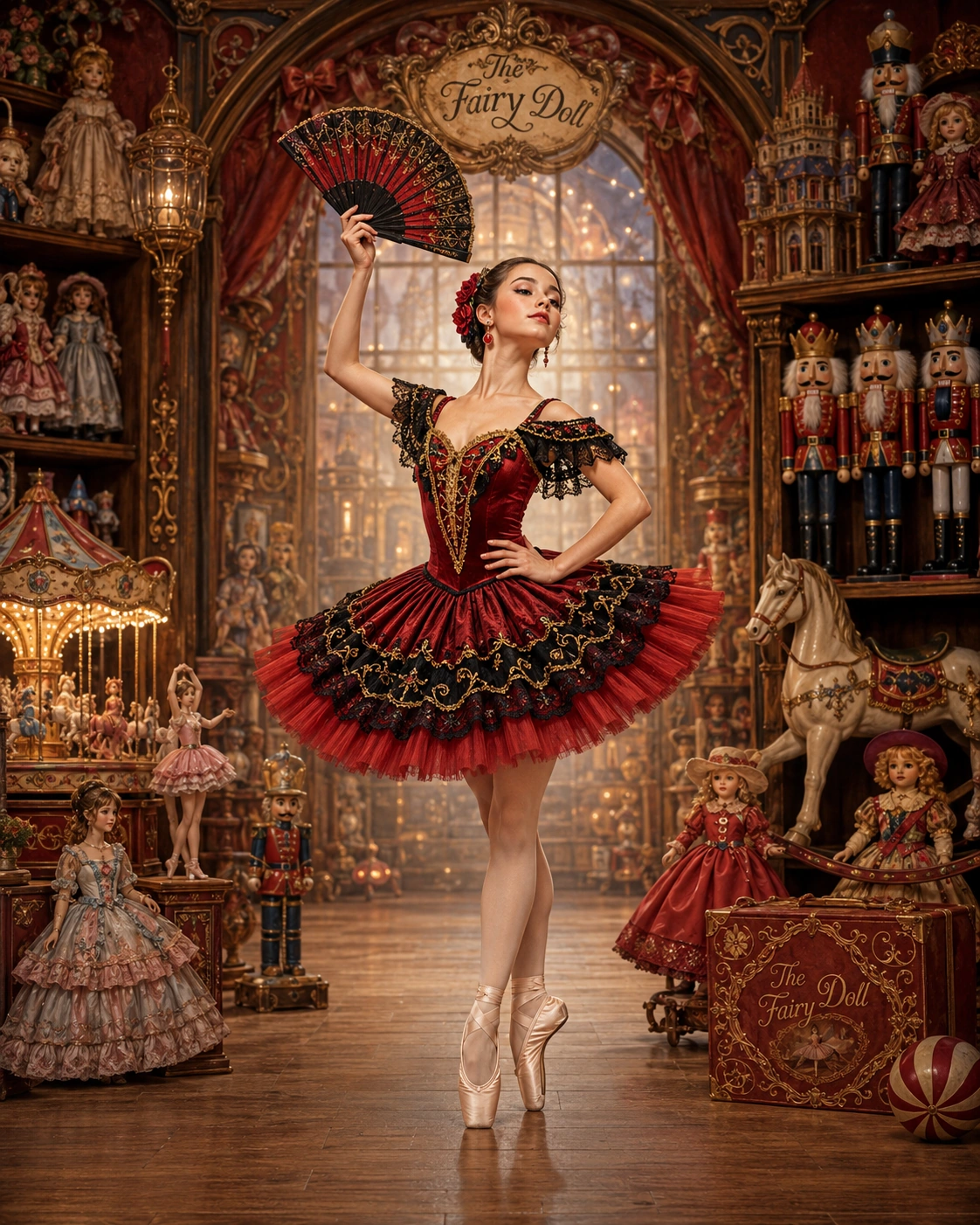 Spanish Doll ballet variation illustration