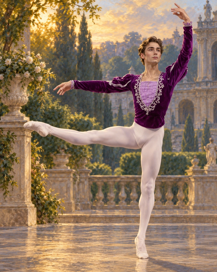 Siegfried · Act I Variation ballet variation illustration