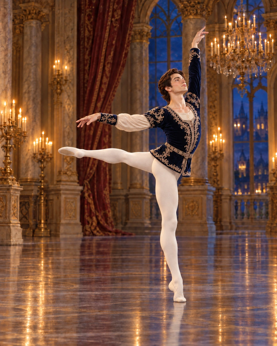 Siegfried · Act III Variation ballet variation illustration