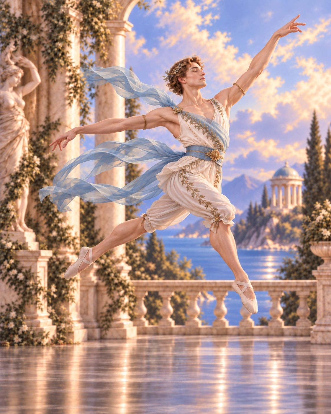 Zephyr Variation ballet variation illustration